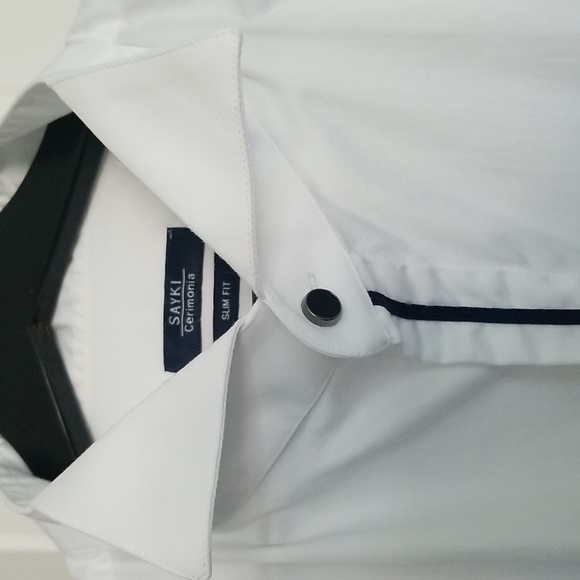 Men's dress shirt for bow tie - Picture 2 of 3